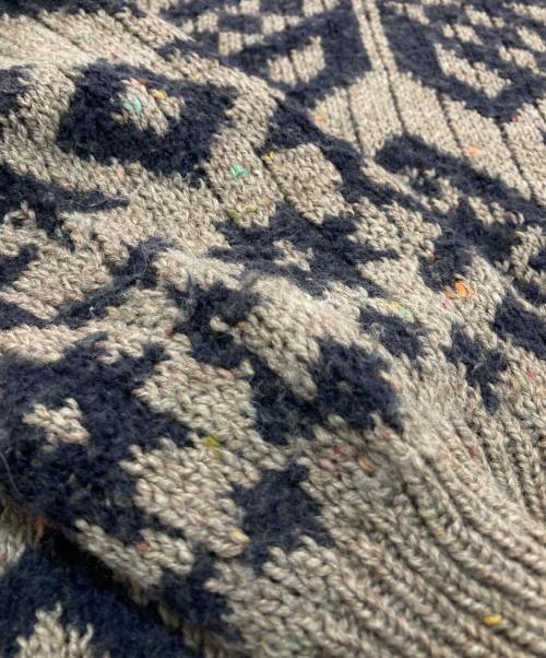 CHAPS RALPH LAUREN（チャップス ラルフローレン）CHAPS RALPH LAUREN (チャップス ラルフローレン) クルーネックニット ブラウン サイズ:2Lの古着・服飾アイテム