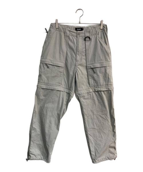 X-LARGE（エクストララージ）X-LARGE (エクストララージ) CONVERTIBLE BUSH PANTS　10123303 1005 グレー サイズ:W34の古着・服飾アイテム