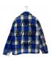 FIRST ROW (ファーストロウ) RE/THINK MULTI PATCHES SHACKET　FRJ2061 ブルー×ホワイト サイズ:M：7000円