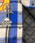 中古・古着 FIRST ROW (ファーストロウ) RE/THINK MULTI PATCHES SHACKET　FRJ2061 ブルー×ホワイト サイズ:M：7000円