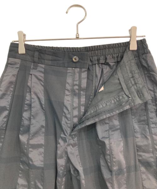 BEAMS Lights（ビームスライト）BEAMS Lights (ビームスライト) エクストラウーブン シアサッカー パンツ ブラック サイズ:Mの古着・服飾アイテム