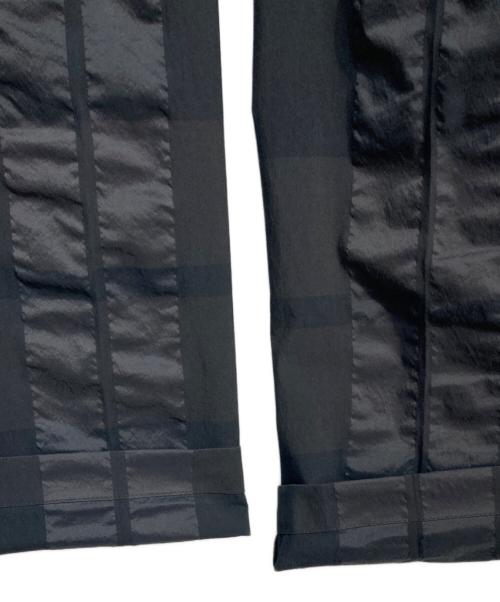 BEAMS Lights（ビームスライト）BEAMS Lights (ビームスライト) エクストラウーブン シアサッカー パンツ ブラック サイズ:Mの古着・服飾アイテム