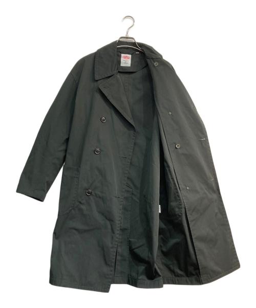 DANTON（ダントン）DANTON (ダントン) ダブルクロス ルーズフィットステンカラーコート グレー サイズ:36の古着・服飾アイテム