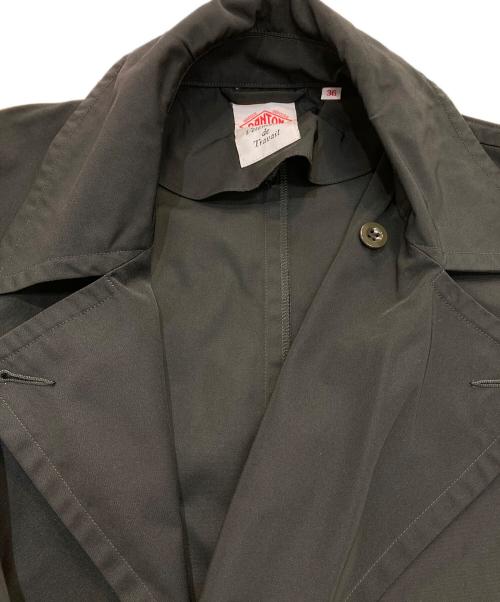 DANTON（ダントン）DANTON (ダントン) ダブルクロス ルーズフィットステンカラーコート グレー サイズ:36の古着・服飾アイテム