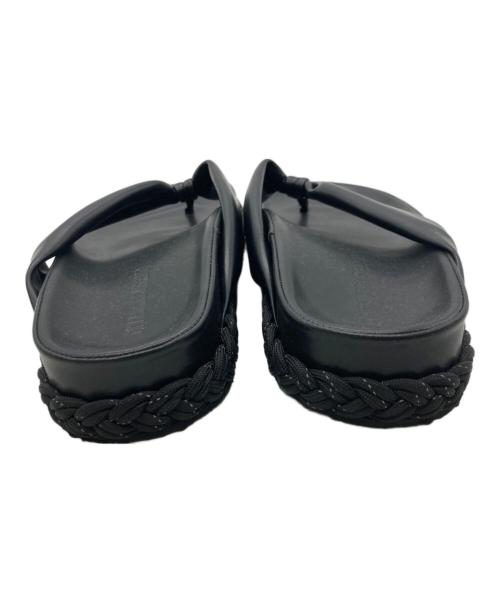 muunsan（ムンサン）muunsan (ムンサン) PICKA サンダル ブラック サイズ:37の古着・服飾アイテム