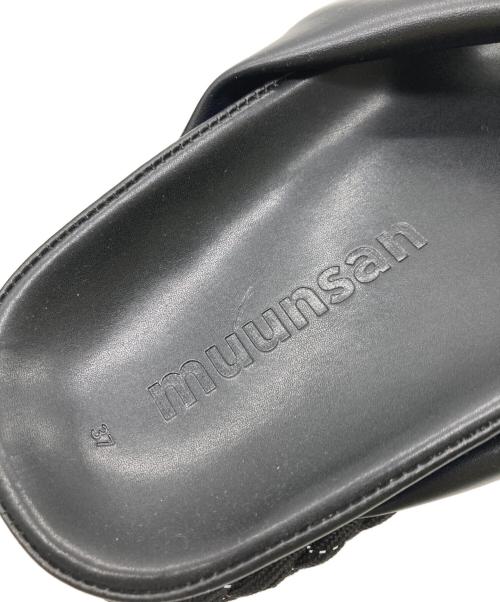 muunsan（ムンサン）muunsan (ムンサン) PICKA サンダル ブラック サイズ:37の古着・服飾アイテム