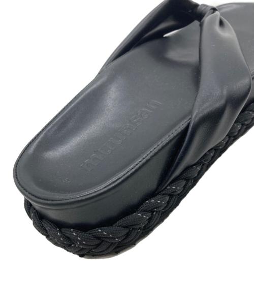 muunsan（ムンサン）muunsan (ムンサン) PICKA サンダル ブラック サイズ:37の古着・服飾アイテム