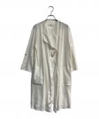 MORABITOモラビト）の古着「リネンロングカーディガン」｜アイボリー