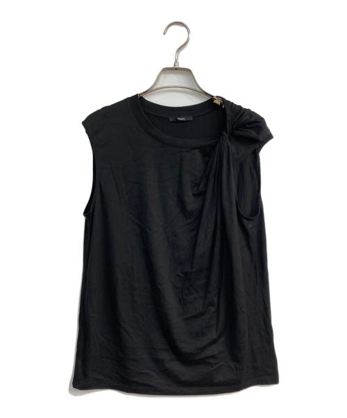 theory（セオリー）theory (セオリー) Apex Tee Pure Twisted Tank ブラック サイズ:Sの古着・服飾アイテム