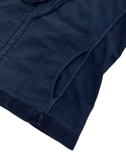 MM6 Martin Margiela（エムエムシックス マルタンマルジェラ）MM6 Martin Margiela (エムエムシックス マルタンマルジェラ) ライダースジャケット　ここのえタグ 05SS  ネイビー サイズ:42の古着・服飾アイテム