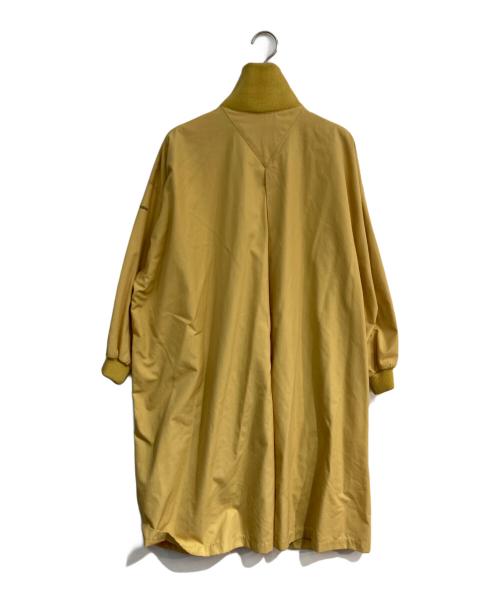 ISSEY MIYAKE（イッセイミヤケ）ISSEY MIYAKE (イッセイミヤケ) スタンドカラーコート 80s  イエロー サイズ:MLの古着・服飾アイテム
