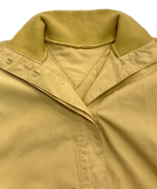 ISSEY MIYAKE（イッセイミヤケ）ISSEY MIYAKE (イッセイミヤケ) スタンドカラーコート 80s  イエロー サイズ:MLの古着・服飾アイテム