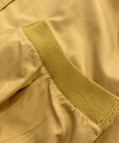 ISSEY MIYAKE（イッセイミヤケ）ISSEY MIYAKE (イッセイミヤケ) スタンドカラーコート 80s  イエロー サイズ:MLの古着・服飾アイテム