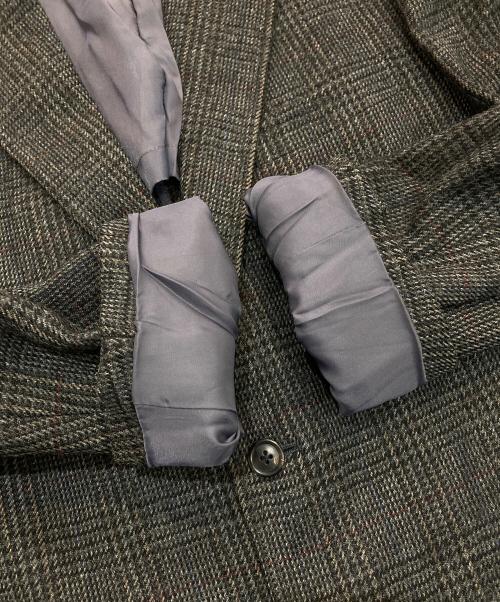 J.PRESS（ジェイプレス）J.PRESS (ジェイプレス) 3Bチェックテーラードジャケット グレー サイズ:T175の古着・服飾アイテム
