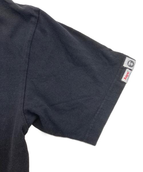 A BATHING APE（アベイシングエイプ）A BATHING APE (ア ベイシング エイプ) プリントTシャツ ブラック サイズ:Lの古着・服飾アイテム