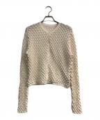 Spick and Spanスピック＆スパン）の古着「3Dコンパクトニットカーディガン　25080200519010」｜ベージュ