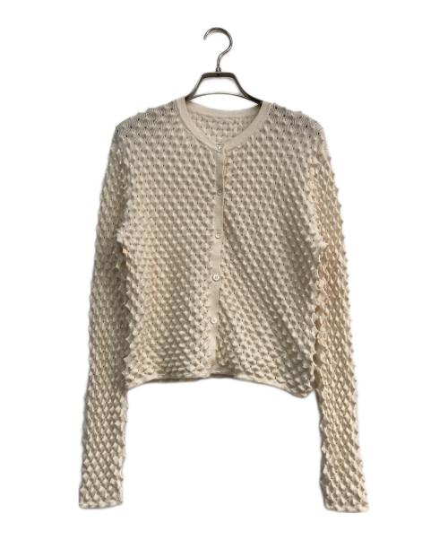 Spick and Span（スピック＆スパン）Spick and Span (スピックアンドスパン) 3Dコンパクトニットカーディガン　25080200519010 ベージュ サイズ:Freeの古着・服飾アイテム