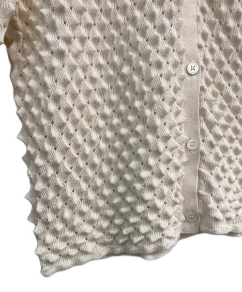 Spick and Span（スピック＆スパン）Spick and Span (スピックアンドスパン) 3Dコンパクトニットカーディガン　25080200519010 ベージュ サイズ:Freeの古着・服飾アイテム
