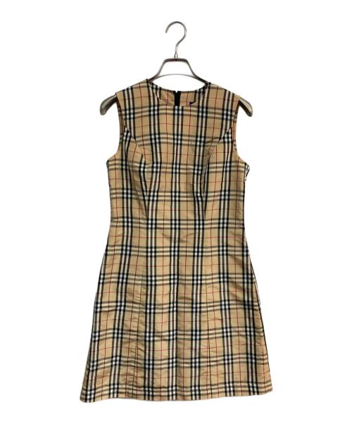 Burberry's BLUE LABEL（バーバリーズ ブルーレーベル）BURBERRY'S BLUE LABEL (バーバリーズ ブルーレーベル) ノバチェックノースリーブワンピース ベージュ サイズ:-の古着・服飾アイテム