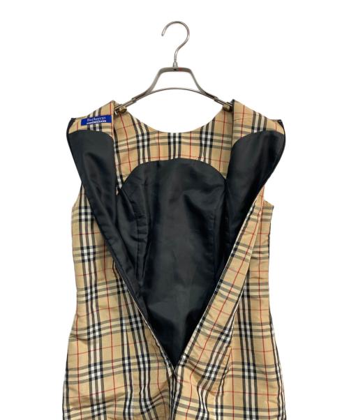 Burberry's BLUE LABEL（バーバリーズ ブルーレーベル）BURBERRY'S BLUE LABEL (バーバリーズ ブルーレーベル) ノバチェックノースリーブワンピース ベージュ サイズ:-の古着・服飾アイテム