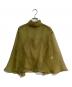 anuans（アニュアンス）の古着「シアーフレアスリーブブラウス」｜カーキ