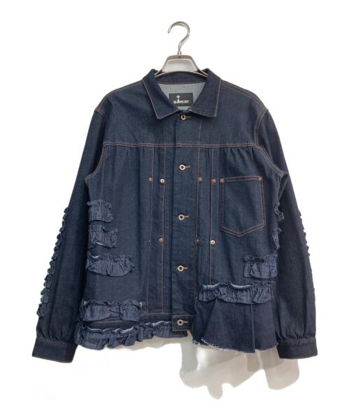 BEAMS BOY（ビームスボーイ）BEAMS BOY (ビームスボーイ) A (エイス) 別注フリルデニムジャケット インディゴ サイズ:Freeの古着・服飾アイテム