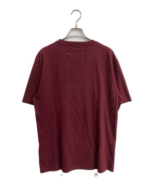 Maison Margiela（メゾンマルジェラ）Maison Margiela (メゾンマルジェラ) クラシック プレーンTシャツ　22AW　S50GC0680 ボルドー サイズ:Lの古着・服飾アイテム