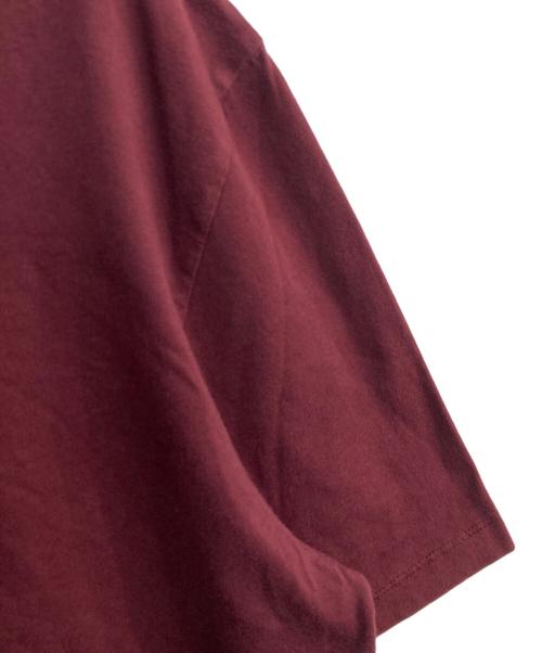 Maison Margiela（メゾンマルジェラ）Maison Margiela (メゾンマルジェラ) クラシック プレーンTシャツ　22AW　S50GC0680 ボルドー サイズ:Lの古着・服飾アイテム