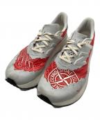 TDS New Balance×STONE ISLANDトーキョーデザインスタジオ ニューバランス×ストーンアイランド）の古着「MSRCELST　/　ローカットスニーカー」｜レッド×グレー