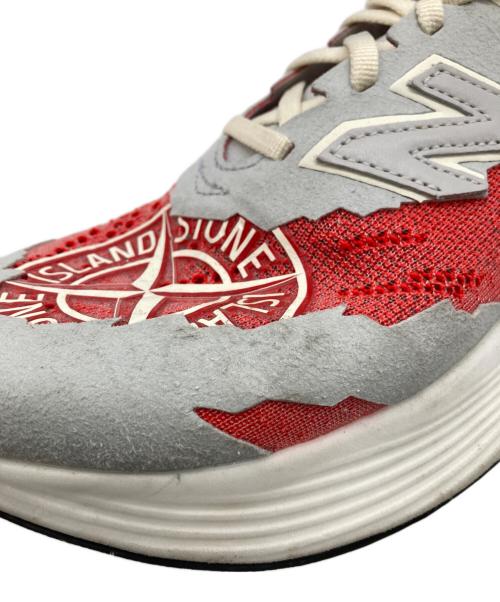 TDS New Balance（トーキョーデザインスタジオ ニューバランス）TDS New Balance (トーキョーデザインスタジオ ニューバランス) STONE ISLAND (ストーンアイランド) MSRCELST　/　ローカットスニーカー レッド×グレー サイズ:US9.5の古着・服飾アイテム