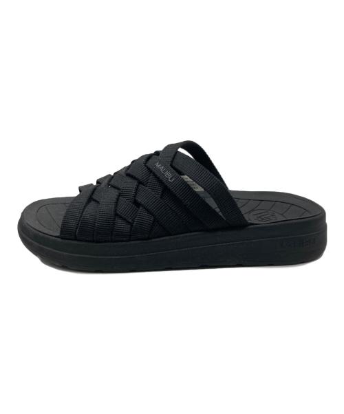 MALIBU（マリブ）MALIBU (マリブ) サンダル ブラック サイズ:24cmの古着・服飾アイテム