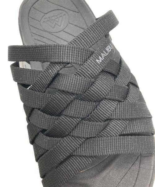 MALIBU（マリブ）MALIBU (マリブ) サンダル ブラック サイズ:24cmの古着・服飾アイテム