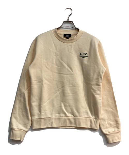 A.P.C.（アーペーセー）A.P.C. (アーペーセー) クルーネックスウェット アイボリー サイズ:XS 未使用品の古着・服飾アイテム