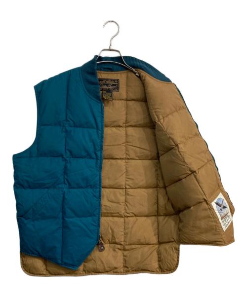 Eddie Bauer（エディーバウアー）Eddie Bauer (エディーバウアー) ダウンベスト グリーン サイズ:Mの古着・服飾アイテム