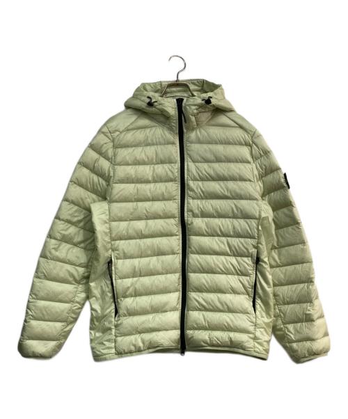 STONE ISLAND（ストーンアイランド）STONE ISLAND (ストーンアイランド) Loom Woven Chambers Down Jacket  801540124 ライトグリーン サイズ:Lの古着・服飾アイテム