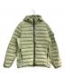 STONE ISLAND（ストーンアイランド）の古着「Loom Woven Chambers Down Jacket  801540124」｜ライトグリーン