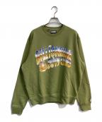 BILLIONAIRE BOYS CLUBビリオネアボーイズクラブ）の古着「BB CHROME SWEATSHIRT　841-1304」｜グリーン