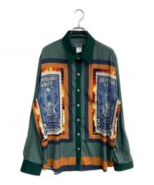 WANNA（ワナ）の古着「STAMP SHIRTS」｜グリーン