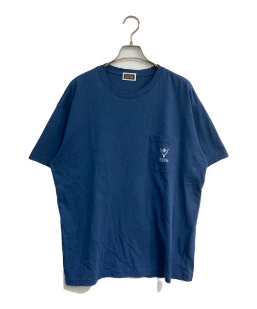 South2 West8（サウスツー ウエストエイト）south2 west8 (サウスツー ウエストエイト) Columbia (コロンビア) KITH (キス) City Pocket Tee ネイビー サイズ:Lの古着・服飾アイテム