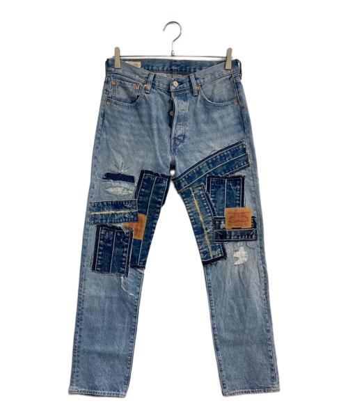 LEVI'S PReMIUM（リーバイス プレミアム）LEVI'S PReMIUM (リーバイスプレミアム) パッチワーク デニムパンツ　PC9-00501-3556 インディゴ サイズ:W30×L32の古着・服飾アイテム