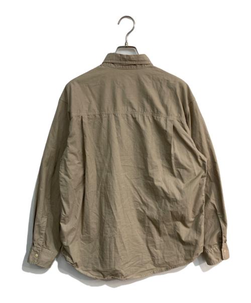 THE NORTHFACE PURPLELABEL（ザ・ノースフェイス パープルレーベル）THE NORTHFACE PURPLELABEL (ザ・ノースフェイス パープルレーベル) Lightweight Twill B.D. Work Shirt ベージュ サイズ:Sの古着・服飾アイテム