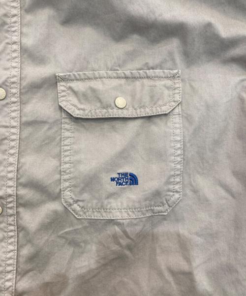 THE NORTHFACE PURPLELABEL（ザ・ノースフェイス パープルレーベル）THE NORTHFACE PURPLELABEL (ザ・ノースフェイス パープルレーベル) Lightweight Twill B.D. Work Shirt ベージュ サイズ:Sの古着・服飾アイテム