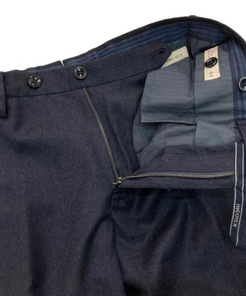 INCOTEX（インコテックス）INCOTEX (インコテックス) SUPER100'S SLIM FIT スラックス ネイビー サイズ:44の古着・服飾アイテム