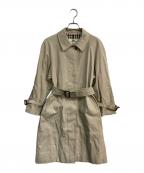 Aquascutumアクアスキュータム）の古着「ステンカラーコート」｜ベージュ