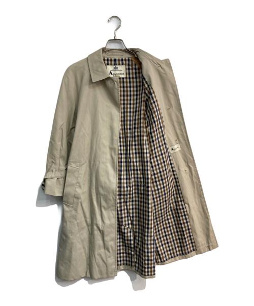 Aquascutum（アクアスキュータム）Aquascutum (アクアスキュータム) ステンカラーコート ベージュ サイズ:2Fの古着・服飾アイテム