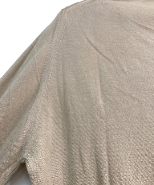 JOHN SMEDLEY（ジョンスメドレー）JOHN SMEDLEY (ジョンスメドレー) クルーネックニット ベージュ サイズ:Sの古着・服飾アイテム