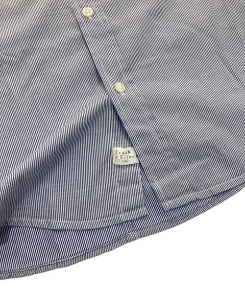 Frank&Eileen（フランクアンドアイリーン）Frank&Eileen (フランクアンドアイリーン) LUKE ストライプシャツ ブルー×ホワイト サイズ:XSの古着・服飾アイテム