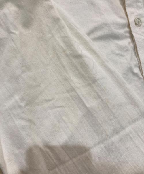 Russian military（ロシア ミリタリー）Russian military (ロシア ミリタリー) Henry neck Sleeping shirt　70s ホワイト サイズ:50-4の古着・服飾アイテム