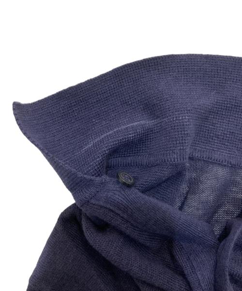 GRAN SASSO（グランサッソ）GRAN SASSO (グランサッソ) リネンニットポロシャツ ネイビー サイズ:44の古着・服飾アイテム