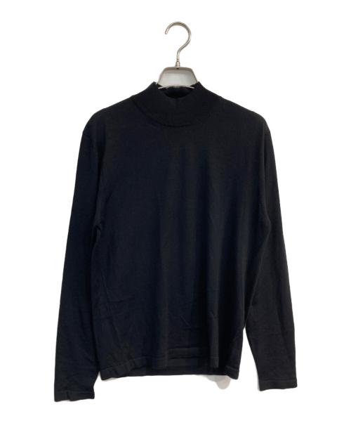 Altea（アルテア）Altea (アルテア) シルクブレンドハイゲージモックネックニット ブラック サイズ:XSの古着・服飾アイテム